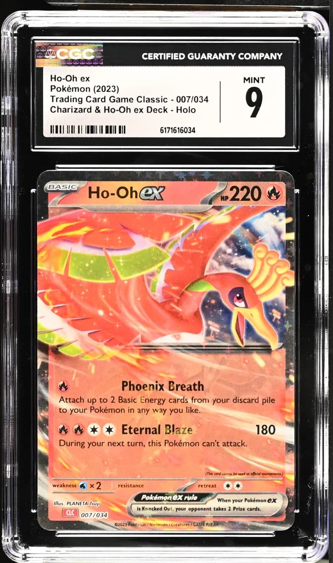 Ho-Oh ex, Trading Card Game Classic - CLV, CLC, CLB, CGC 9