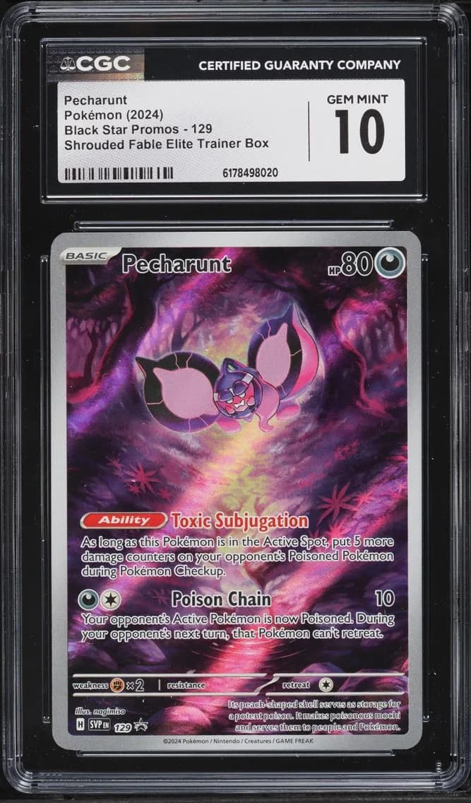 Pecharunt, Black Star Promos - Scarlet & Violet SVP EN, CGC 10