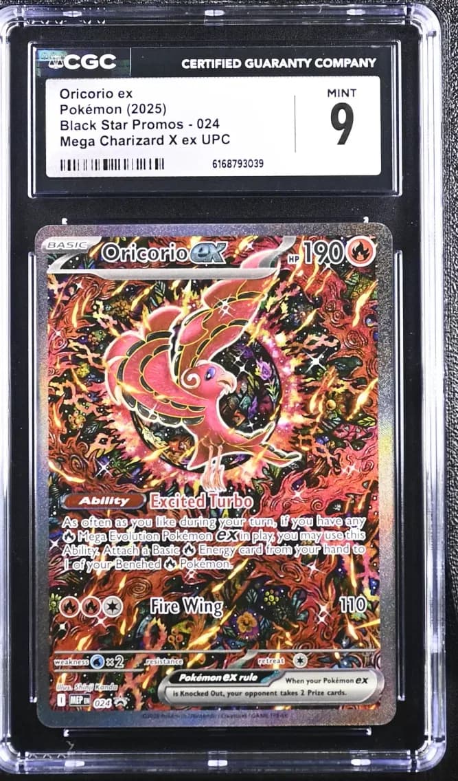 Oricorio ex, Black Star Promos - Mega Evolution MEP EN, CGC 9