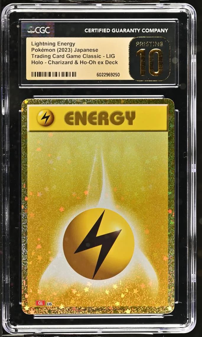 Lightning Energy, Trading Card Game Classic - CLF, CLL, CLK - Japanese, CGC 10