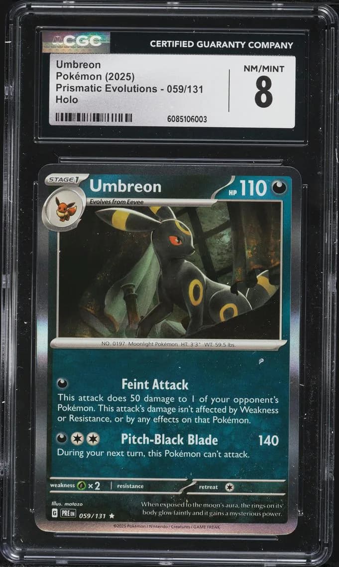 Umbreon, Prismatic Evolutions, CGC 8