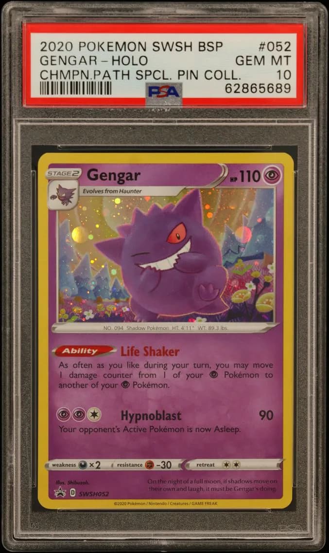 Gengar-Holo, Swsh Black Star Promo, PSA 10