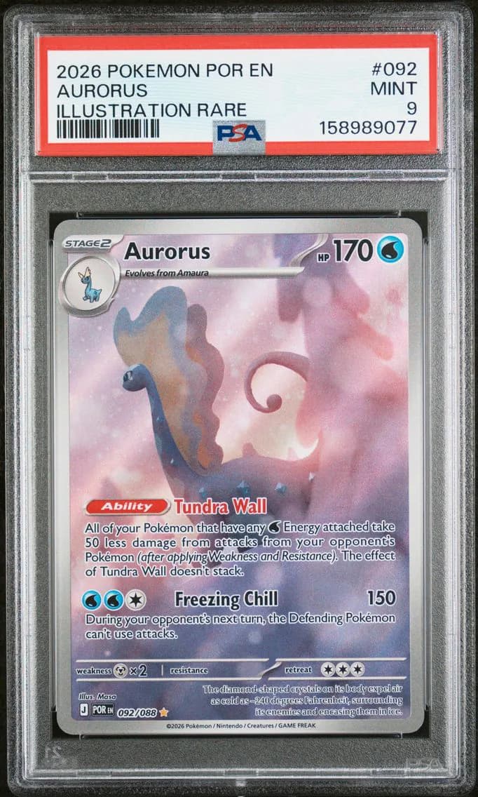 Aurorus, Perfect Order, PSA 9