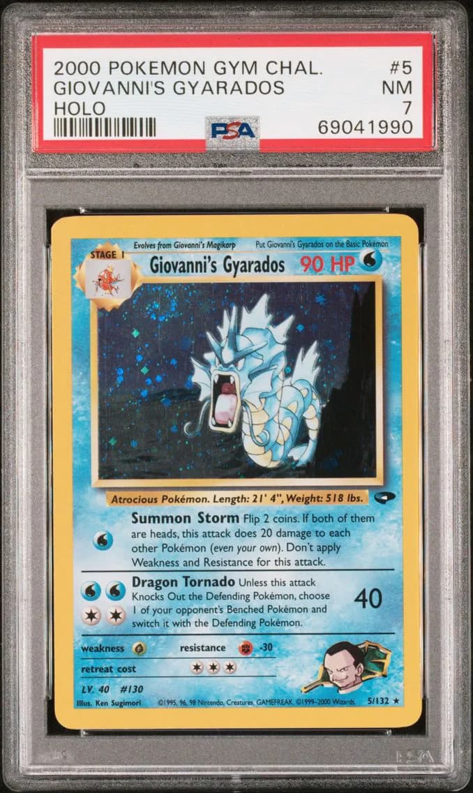 Giovanni's Gyarados, Gym Challenge, PSA 7