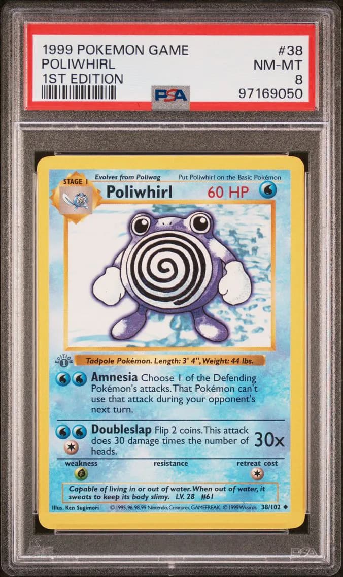 Poliwhirl, Game, PSA 8