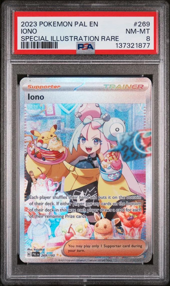 Iono, Paldea Evolved, PSA 8