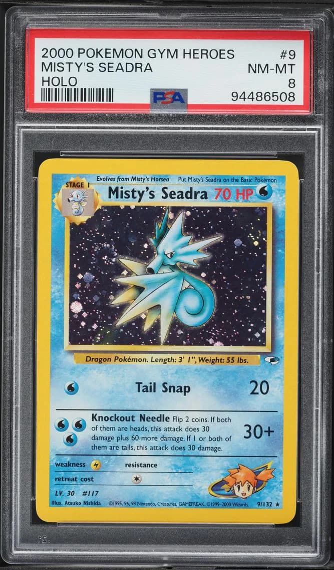 Misty's Seadra, Gym Heroes, PSA 8