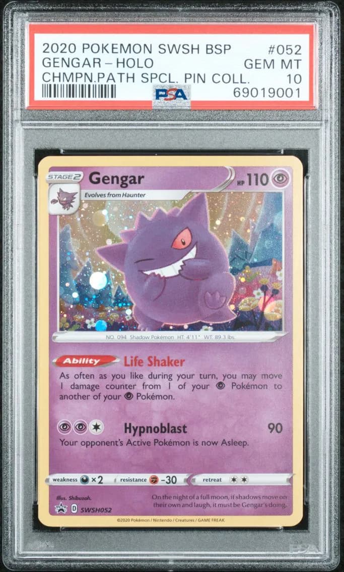 Gengar-Holo, Swsh Black Star Promo, PSA 10