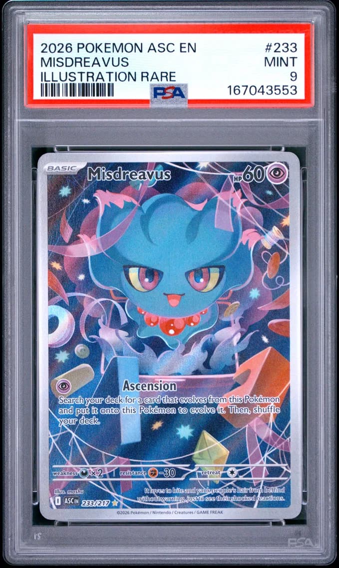 Misdreavus, Ascended Heroes, PSA 9