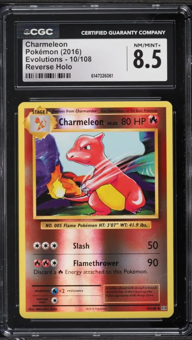 Charmeleon, Evolutions, CGC 8.5