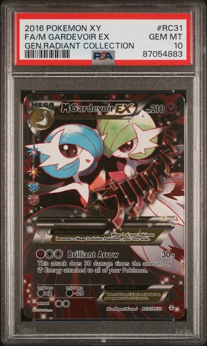 M Gardevoir EX, XY Generations Radiant Collection, PSA 10