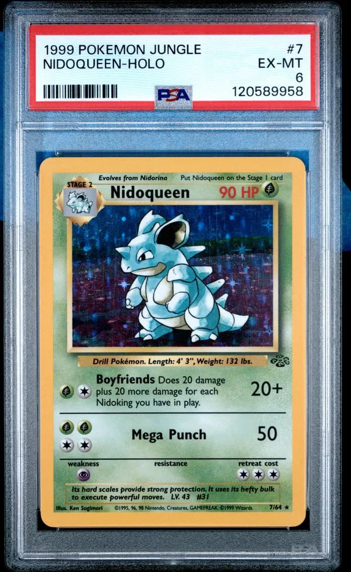 Nidoqueen-Holo, Jungle, PSA 6
