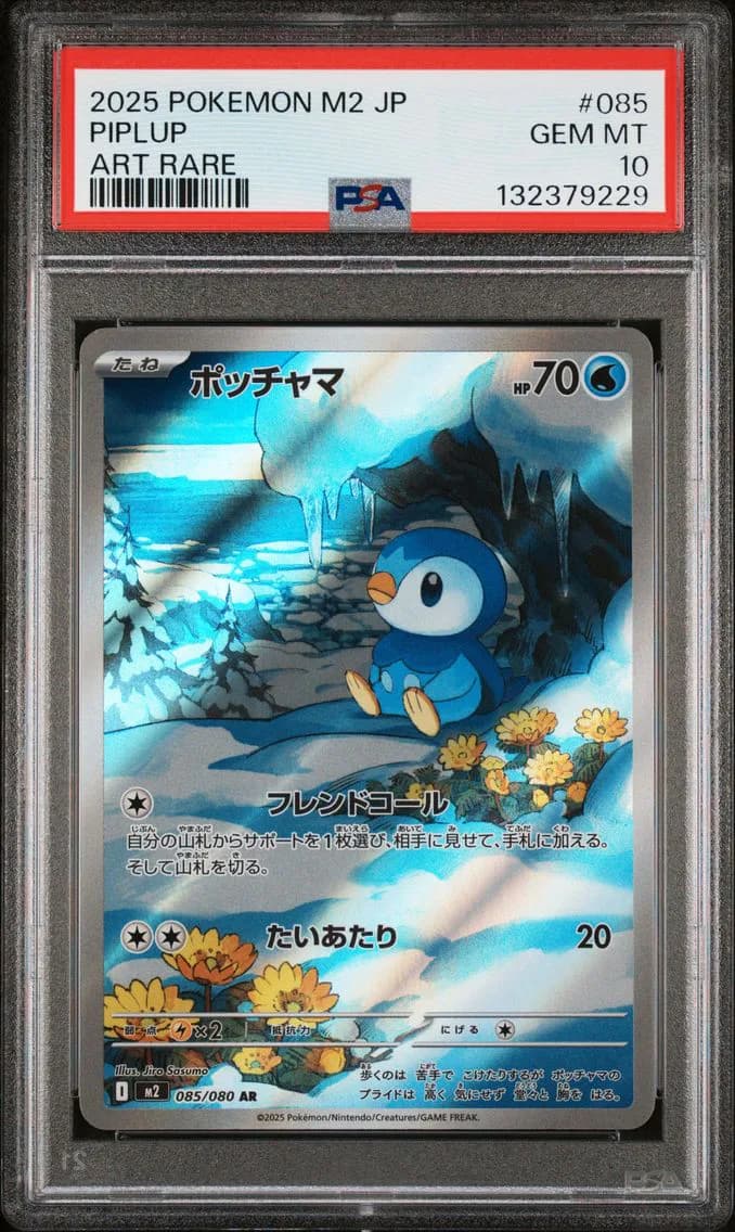 Piplup, Japanese M2-Inferno X, PSA 10