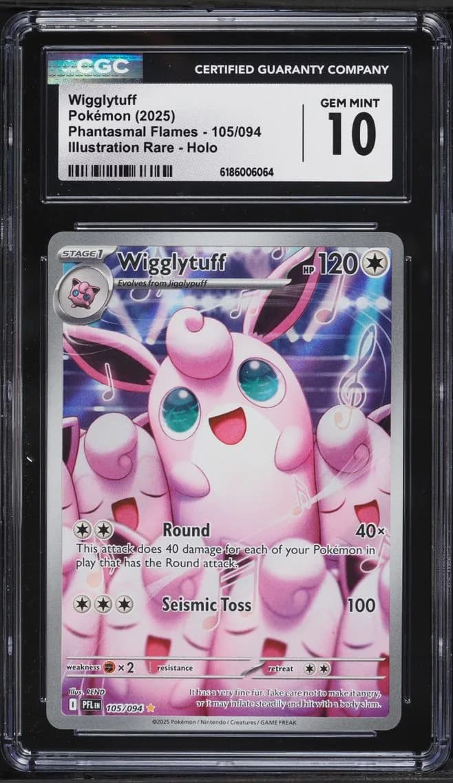 Wigglytuff, Phantasmal Flames, CGC 10