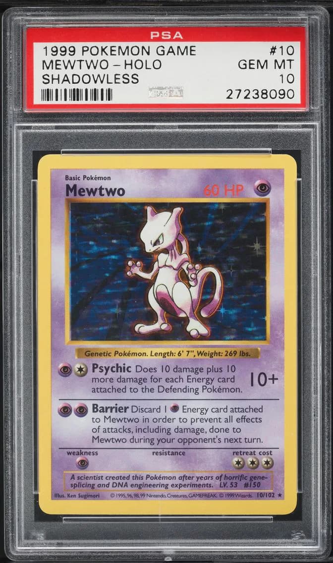 Mewtwo-Holo, Game, PSA 10