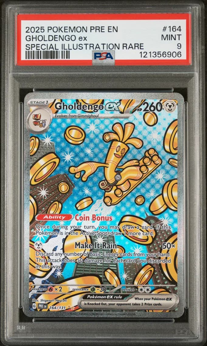 Gholdengo EX, Prismatic Evolutions, PSA 9