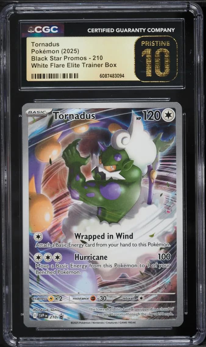 Tornadus, Black Star Promos - Scarlet & Violet SVP EN, CGC 10