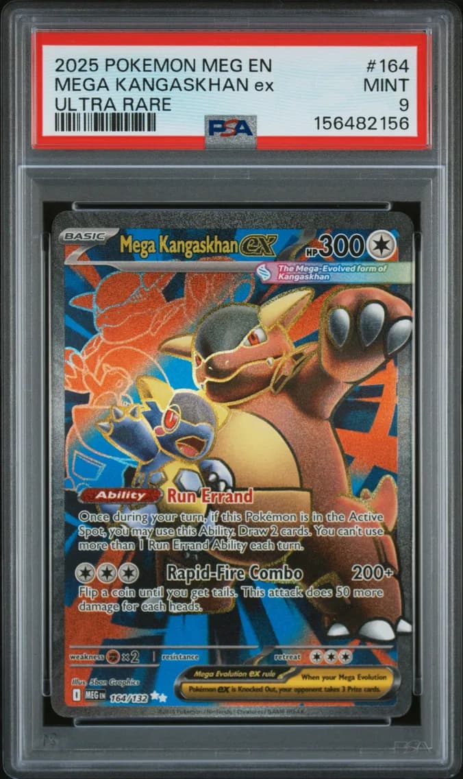 Mega Kangaskhan EX, Mega Evolution, PSA 9
