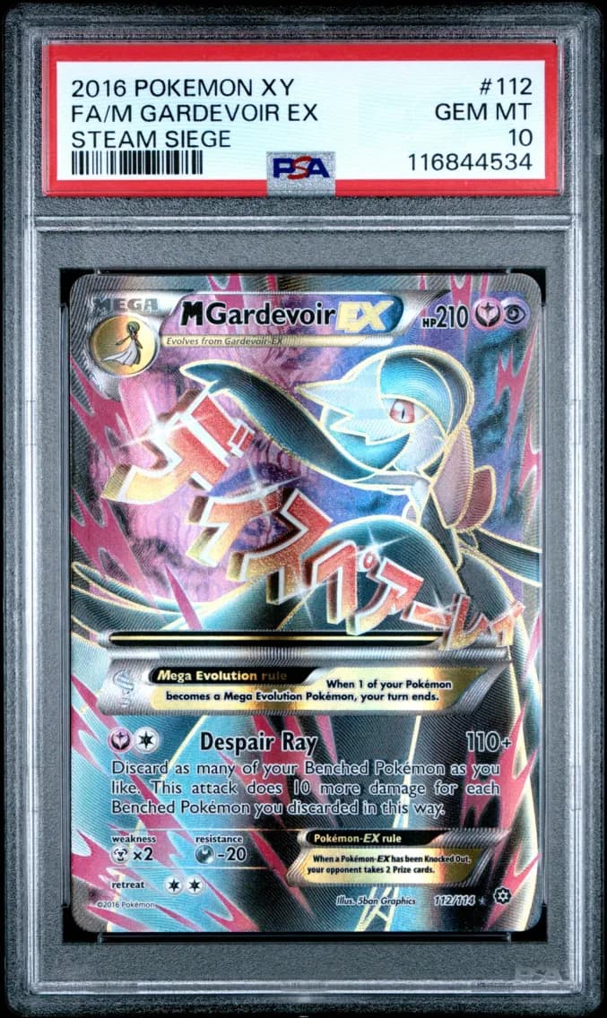 M Gardevoir EX, XY Steam Siege, PSA 10
