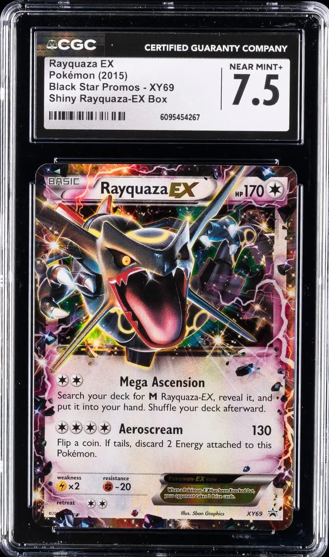 Rayquaza EX, Black Star Promos - XY, CGC 7.5