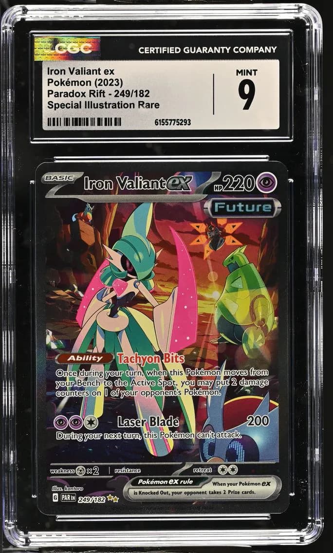 Iron Valiant ex, Paradox Rift, CGC 9