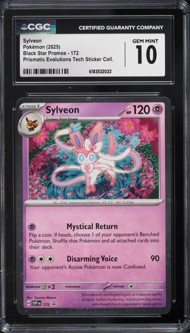 Sylveon, Black Star Promos - Scarlet & Violet SVP EN, CGC 10