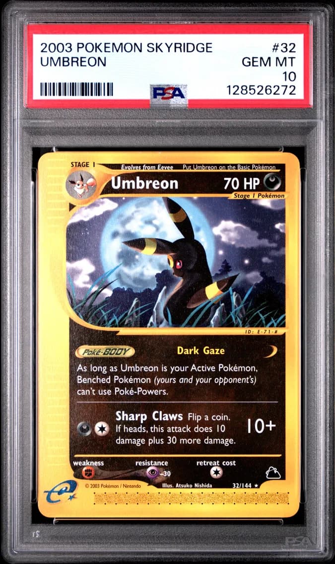 Umbreon, Skyridge, PSA 10