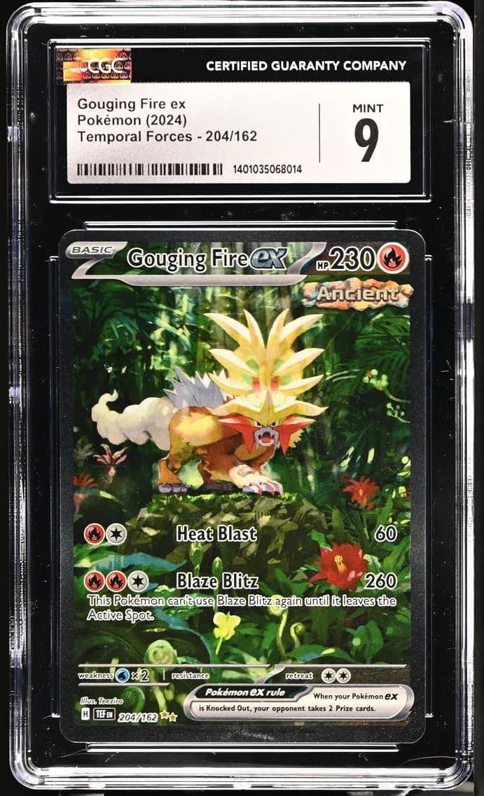 Gouging Fire ex, Temporal Forces, CGC 9