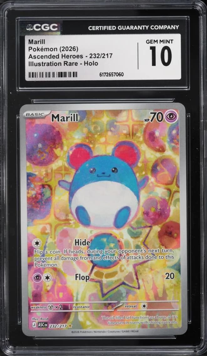 IR Marill, Ascended Heroes, CGC 10