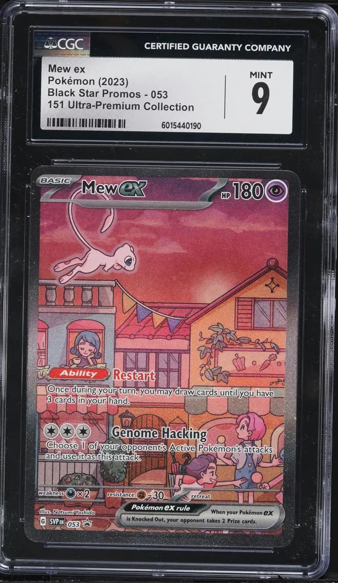 Mew EX, Black Star Promos - Scarlet & Violet SVPEN, CGC 9