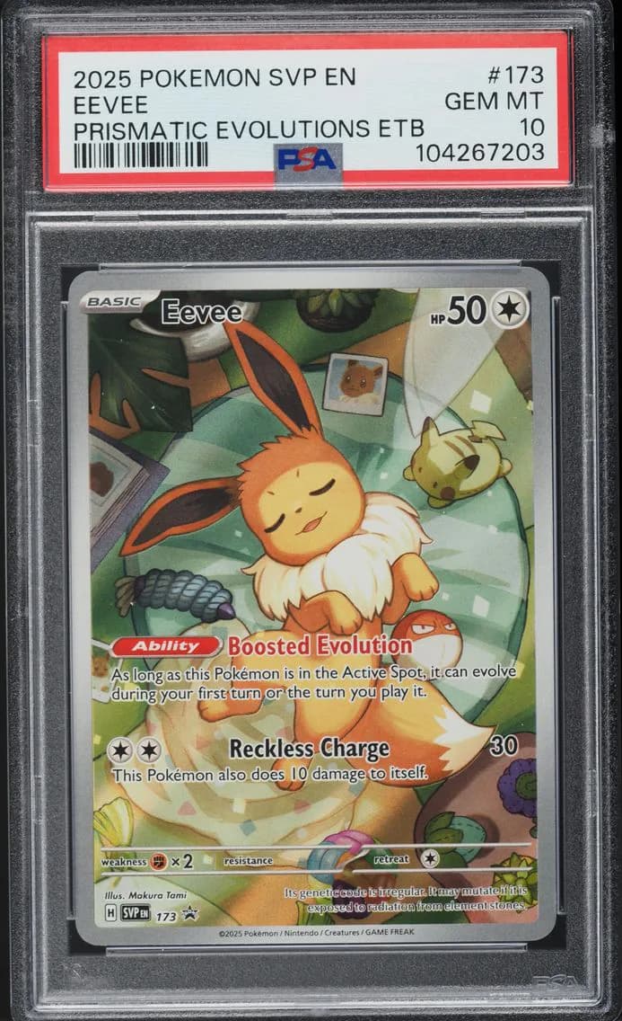 Eevee, SV Black Star Promo, PSA 10