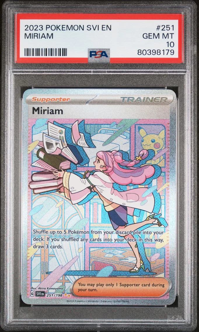 Miriam, Scarlet & Violet, PSA 10