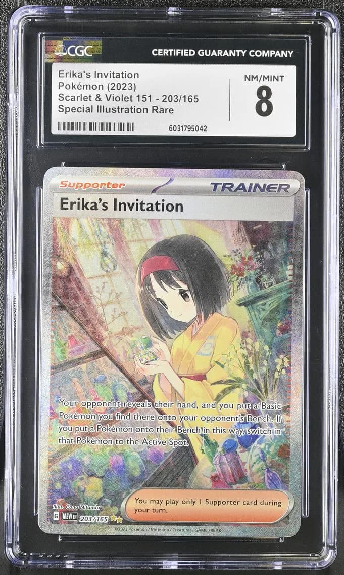Erika's Invitation, Scarlet & Violet 151, CGC 8