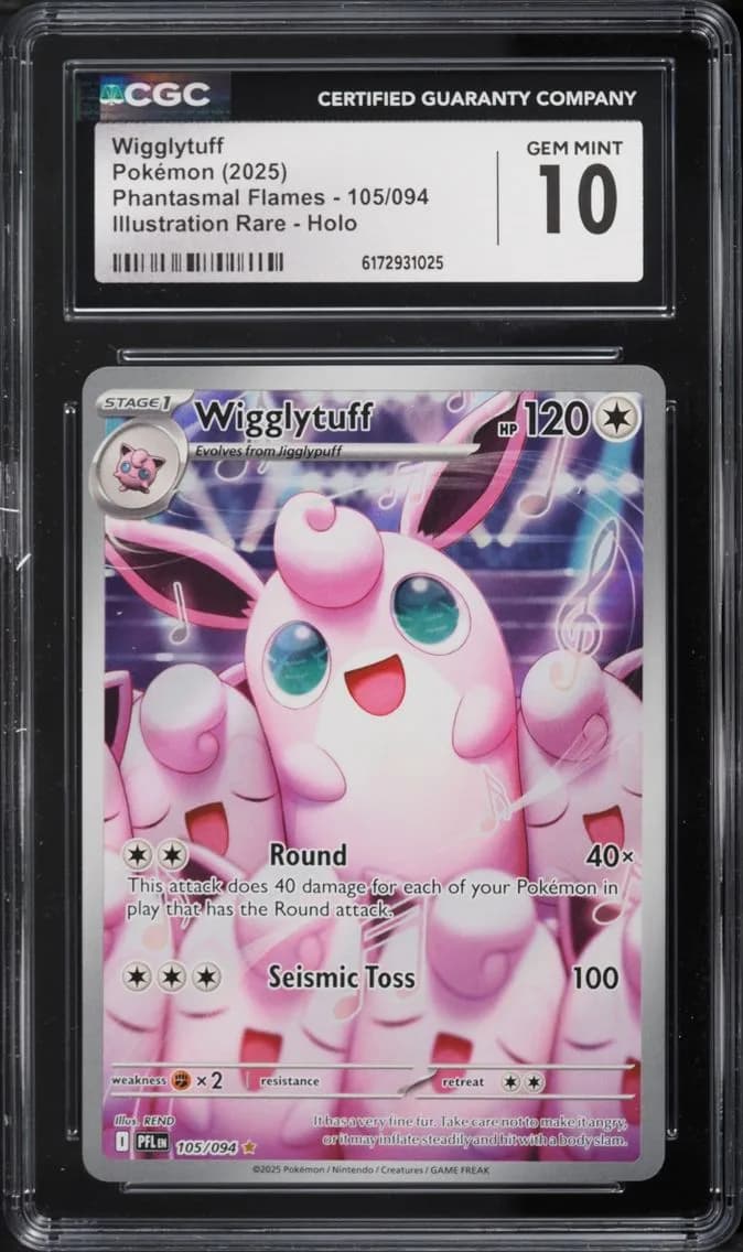 Wigglytuff, Phantasmal Flames, CGC 10