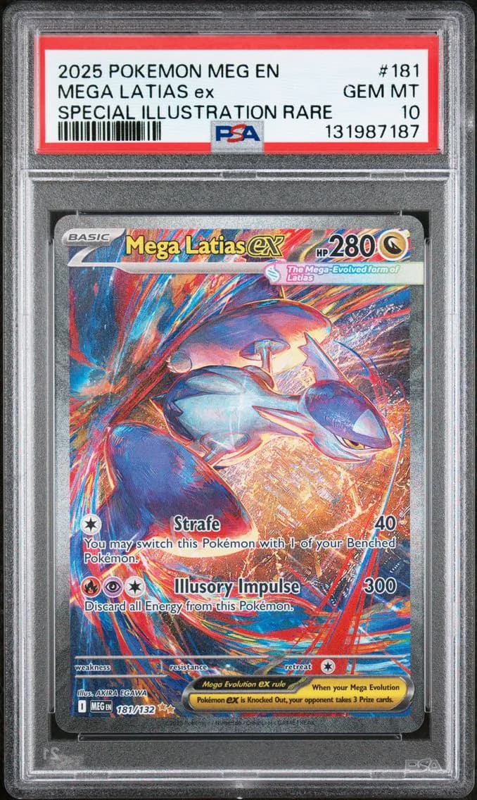 Mega Latias EX, Mega Evolution, PSA 10