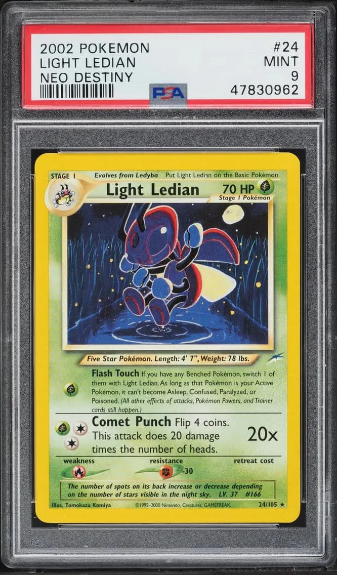 Light Ledian, Neo Destiny, PSA 9