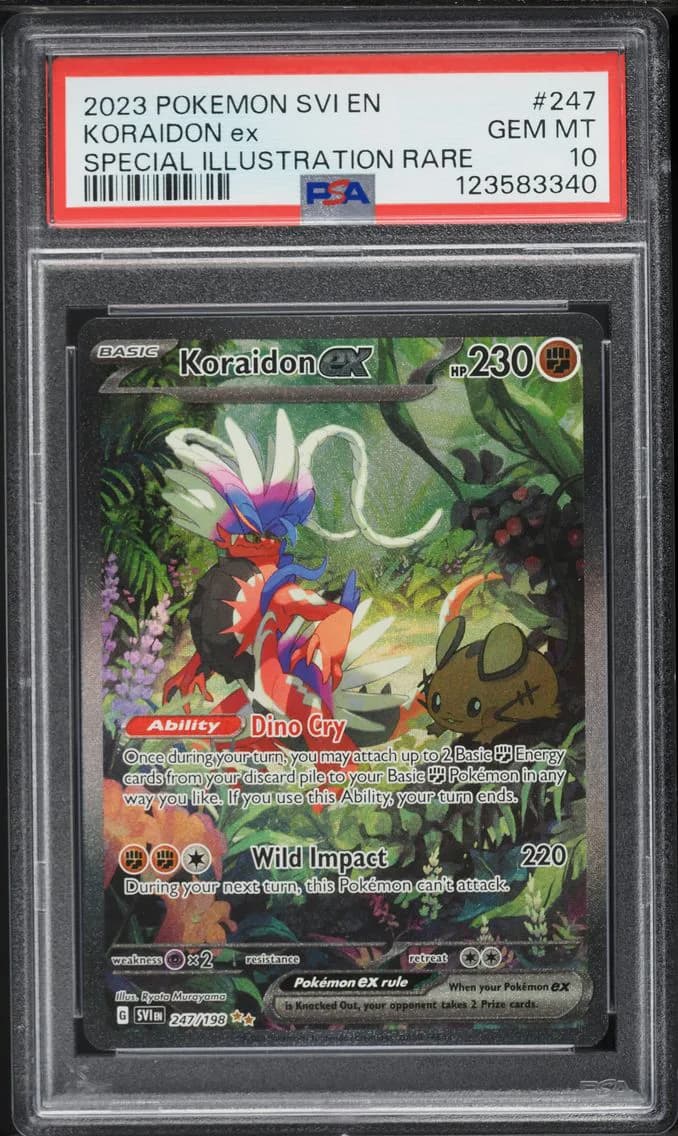 Koraidon EX, Scarlet & Violet, PSA 10