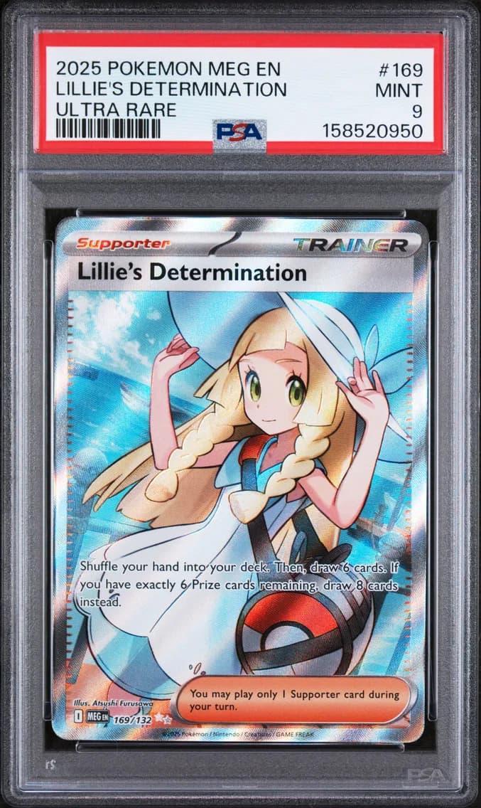 Lillie's Determination, Mega Evolution, PSA 9