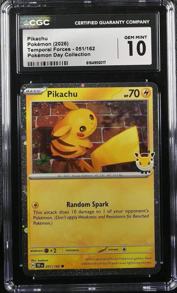 Pikachu, Temporal Forces, CGC 10