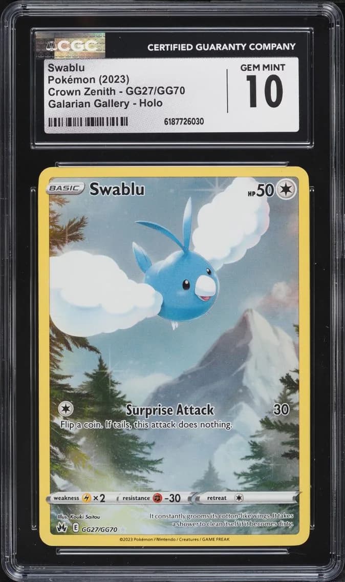 Swablu, Crown Zenith, CGC 10