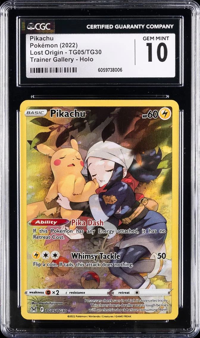 Pikachu, Lost Origin, CGC 10