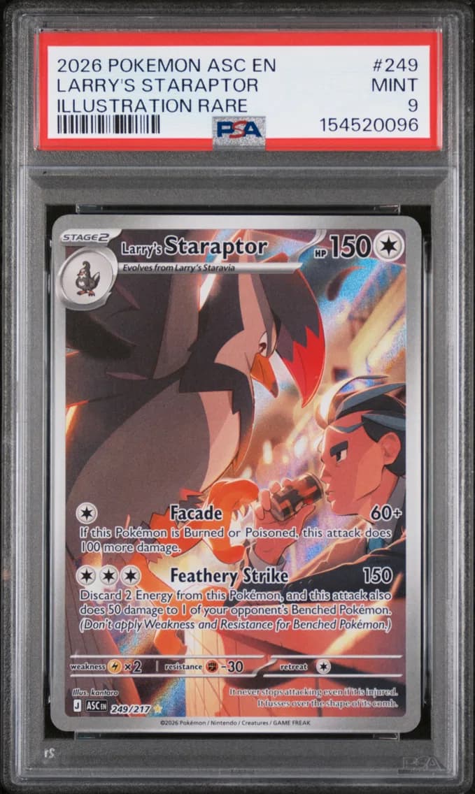 Larry's Staraptor, Ascended Heroes, PSA 9