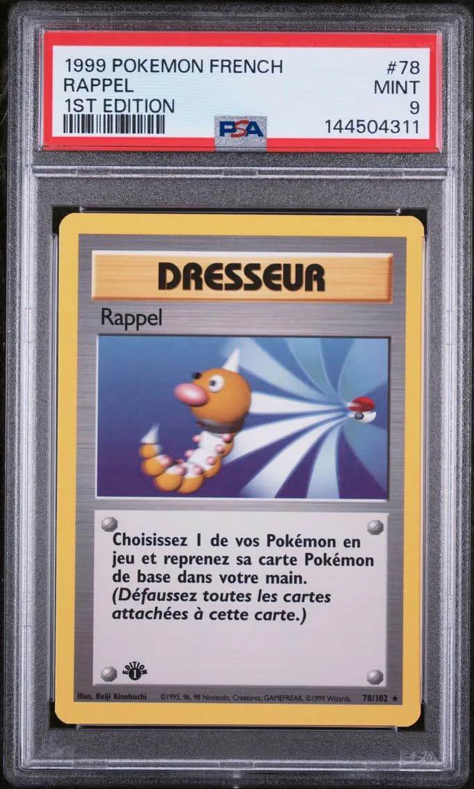 Rappel 1st Edition, French, PSA 9