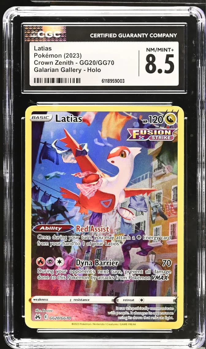 Latias, Crown Zenith, CGC 8.5