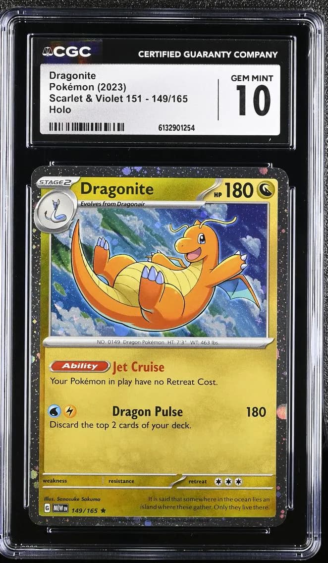 Dragonite, Scarlet & Violet 151, CGC 10