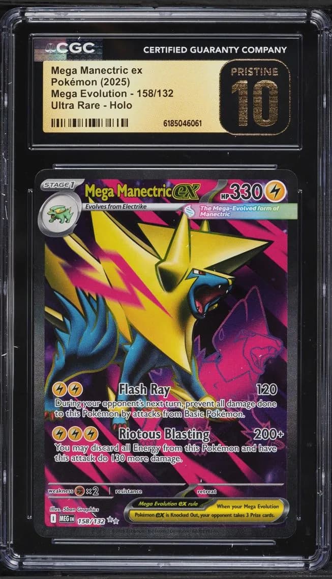 Mega Manectric EX, Mega Evolution, CGC 10