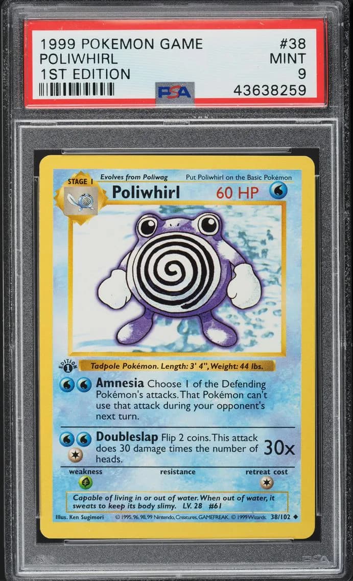 Poliwhirl, Game, PSA 9