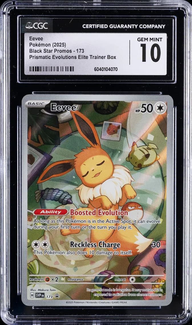 Eevee, Black Star Promos - Scarlet & Violet SVP EN, CGC 10