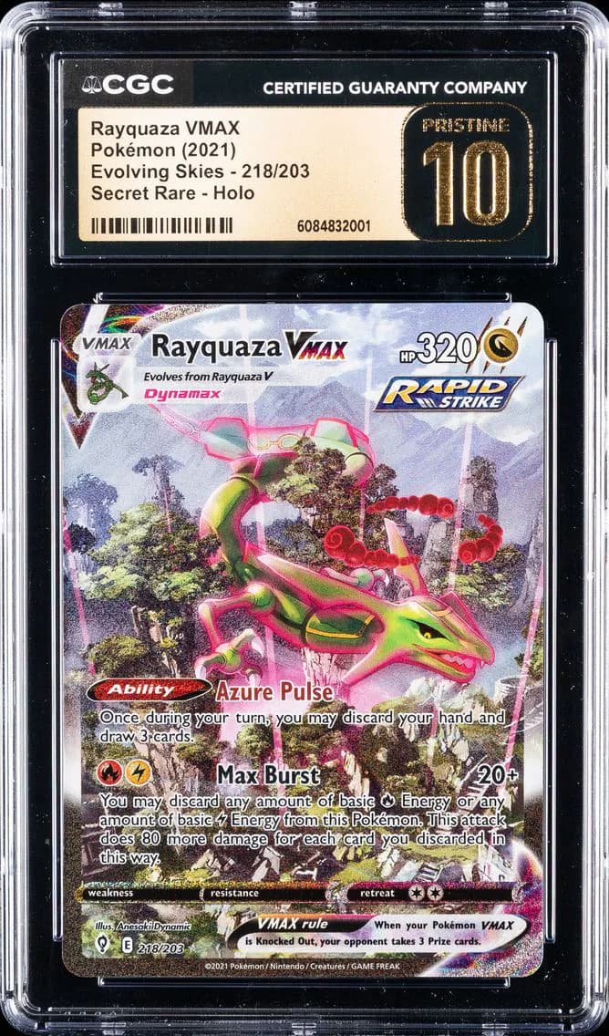 Rayquaza VMAX, Evolving Skies, CGC 10