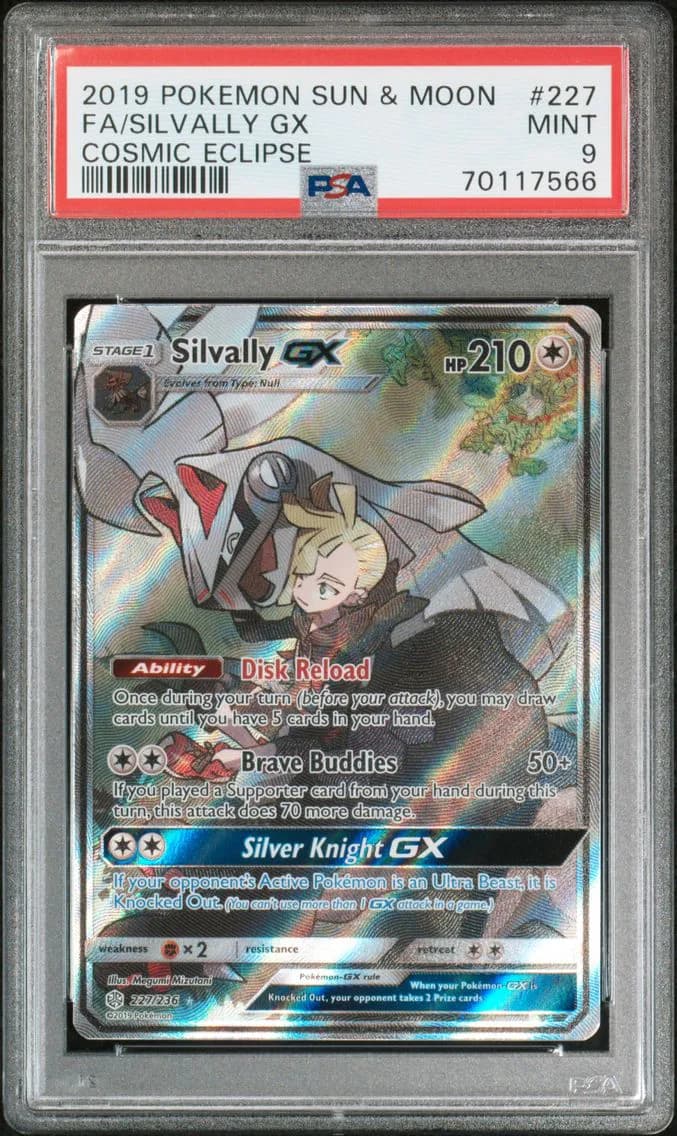 Silvally GX, Sun & Moon Cosmic Eclipse, PSA 9